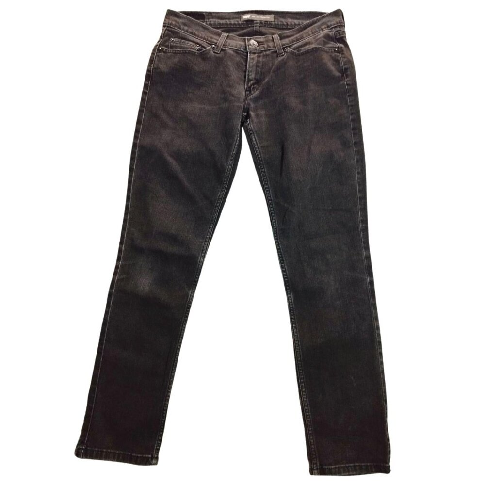 Levi’s 524 Women’s Superlow Skinny Jeans Size 25 Black Denim